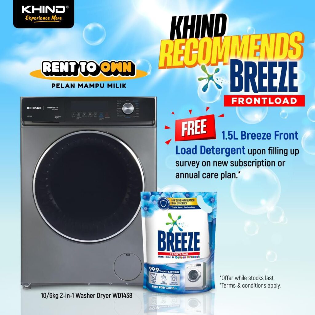 Percuma Breeze Front Load 1.5kg Detergent