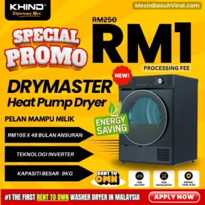 Khind Dry Master Heat Pump 9Kg